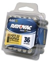 Rayovac 824-36PPF Alkaline Reclosable Pro Pack AAA Batteries