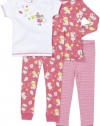 Carter's 4-Pc PJ Set - Mouse Stripe- 2T