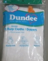 Dundee Burp Cloths/Diapers - White