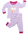 Leveret Apple Flower 2 Piece Pajama 100% Cotton (Size 6M-5T)