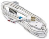 Master Electrician 09413ME 12-Feet Cube Tap Extension Cord, White