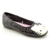 Hello Kitty Leila Ballet Flat (Little Kid),Black,12 M US Little Kid