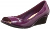 Cole Haan Women's Air Tali OT Wedge Pump,Winery,8.5 B US