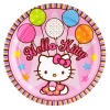 Amscan Hello Kitty Balloon Dreams 9 Paper Plates