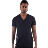 Diesel Men's T-Brisk-RS Regular Slim Fit V-Neck T-Shirt, Navy, Large