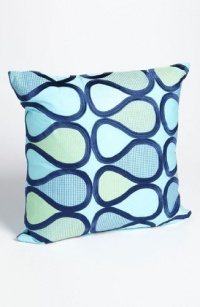 Trina Turk Blue Peacock Abstract 20 x 20 Decorative Pillow