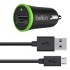 Belkin MiXiT Car Charger + Micro USB Cable for all Kindle and Kindle Fire Models, 4 Feet (Black) Black