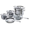 Le Creuset Tri-Ply Stainless Steel Cookware Set, 10-Piece