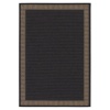 Couristan Recife 1681/2000 Wicker Rug, 7-Feet 6-Inch by 10-Feet 9-Inch, Stitch/Black/Cocoa