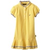 Nautica Baby-girls Infant Pique Polo Dress, Yellow, 18 Months