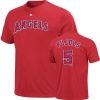 Albert Pujols Red Majestic Name and Number Los Angeles Angels of Anaheim T-Shirt