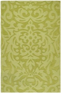 Surya M-317 Mystique Area Rug, 8-Feet by 11-Feet, Lime Green