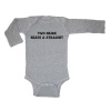 Pride Universe Two Pairs Beats A Straight Baby Long Sleeve Bodysuit (Heather Grey, 18 Months)