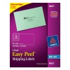 Avery 8663 Ink jet clear address labels, 2 x 4, 250 per pack