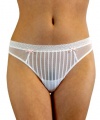 Betsey Johnson Women's Stocking Stripe Lo Rise Thong Panty