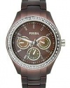 Fossil Women's ES2949 Stainless Steel Analog Brown Dial Watch