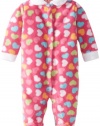 Carter's Watch the Wear Baby-Girls Newborn Hearts Coverall, Pink, 3-6 Months