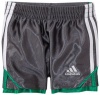 adidas Baby-Boys Infant Prime Dazzle Short, Gray/Green, 12 Months