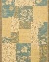 Area Rug 5x8 Rectangle Transitional Robins Egg Blue-Ivory Color - Karastan Sierra Mar Collection