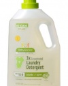 BabyGanics Loads of Love 3X Laundry Detergent, Economy Size, Fragrance Free, 64-Fluid Ounce Bottle, Packaging May Vary