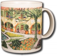 Coffee Mug: Van Gogh Courtyard Of Saint-paul