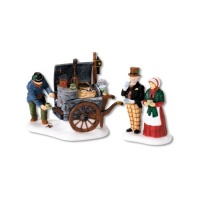 Department 56 Dickens Village The Coffee Stall, Set of 2