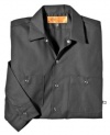 Dickies Occupational Workwear LL535CH 2XL Polyester/ Cotton Men's Long Sleeve Industrial Work Shirt, 2X-Large, Dark Charcoal