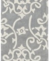 Surya Cosmopolitan COS-8828 Area Rug - Silver Grey/White