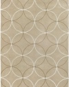 Surya COS8869 Cosmopolitan Contemporary Hand Tufted 100% Polyester Ivory Rug (2-Feet 6-Inch x 8-Feet )