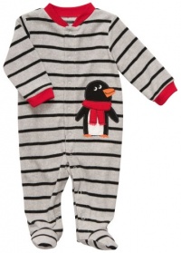 Carter's Boys Newborn-9 Months Penguin Striped Sleep N Play