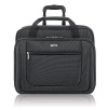 SOLO Classic Collection Rolling Laptop Portfolio Case Holds Notebook Computer up to 17 inches, Black (PT136-4)