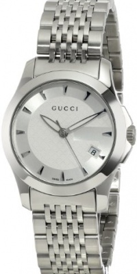 Gucci Women's YA126501 G-Timeless Silver Dial Stainless-Steel Bracelet Watch