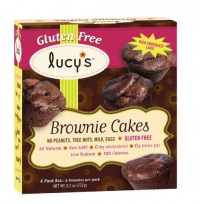 Lucy's Gluten Free Brownie Cakes, 8.2 Ounce