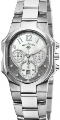 Philip Stein Women's 22-FGR-SS Classic Chronograph Dial Watch