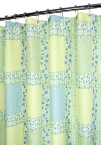 Park B. Smith Tulip Patchwork Watershed Shower Curtain, Azure