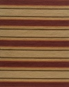 Momeni Veranda Collection Stripe Rug, Sand, 5' x 8'