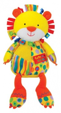 Kids Preferred Label Loveys Plush Toy, Cute as a Button Lion