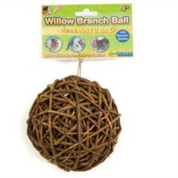 Ware Manufacturing Willow Branch Small Pet Ball Chew, 4-Inch