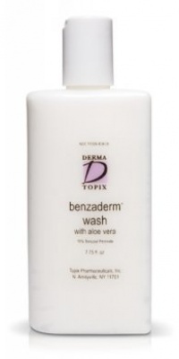 Topix Benzoyl Peroxide 10% Wash with Aloe Vera 7.75 oz. bottle