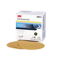 3M 00913 Hookit Gold 3 P400A Grit Disc, (Box of 50)