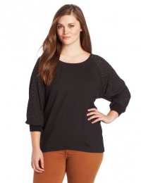 Calvin Klein Women's Plus-Size Studded Dolman Top