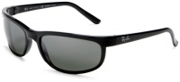 Ray-Ban Unisex RB2027 Predator 2 Sunglasses,Black Frame/Polarized Grey Lens,62 mm