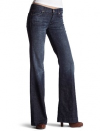 7 For All Mankind Women's Dojo Trouser Jean in New York Dark