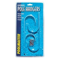 Poolmaster 35607 Aluminum Pole Hangers, 2-Piece, Blue Anodized