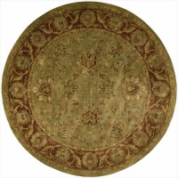 Nourison JA50 Jaipur Round Hand Tufted Area Rug, 8-Feet, Olive