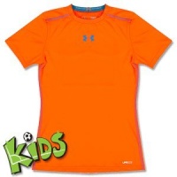 Under Armour Boys' HeatGear® Sonic Fitted Short Sleeve