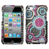 MYBAT Unique Diamante Protective Case for iPod touch 4 (Bubble)