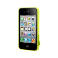 SwitchEasy SW-LAN4S-L Lanyard Slim Case for iPhone 4 & 4S - 1 Pack - Case - Retail Packaging - Lime