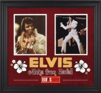 Elvis Presley Aloha From Hawaii Framed Presentation - 23 X 25