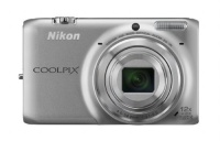 Nikon Coolpix S6500 Wi-Fi Digital Camera with 12x Zoom (Silver)